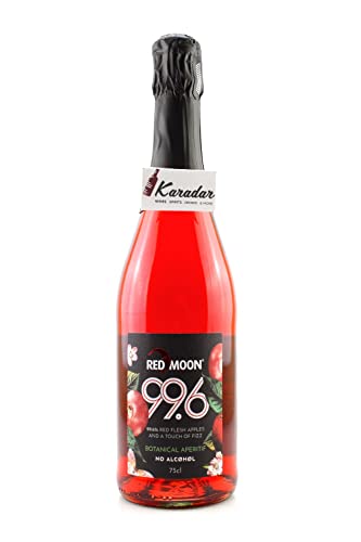 Red Moon Sparkling alkoholfreier Premium Apfel-Schaumwein – 100% natürlich & alkoholfrei (1 x 0.75 l)