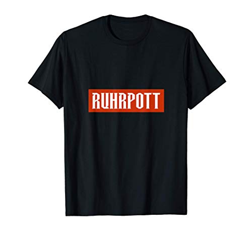 Ruhrpott Schriftzug T-Shirt Dortmund Essen Schalke Bochum T-Shirt
