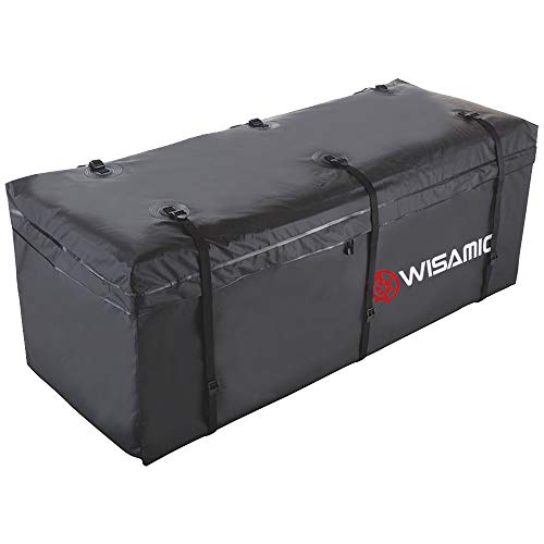 WISAMIC Heckbox Für Anhängerkupplung Auto Hintere Gepäcktasche: Wasserdicht Transporttasche 60 x 24 x 24 Zoll (566 Liter) 500 x 500 D PVC Tarpulin