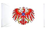 Flaggenfritze® Balkonflagge Deutschland Mark Brandenburg - 90 x 150 cm
