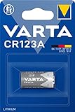 VARTA Batterien CR123A Lithium Rundzelle, 1 Stück, 3V, Spezialbatterien für elektronische Kleingeräte, mit langanhaltender, höchster Leistung