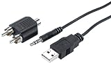 Q-Sonic Audio Grabber: Audio-Digitalisierer & MP3-Recorder AD-330 USB (USB Phono Adapter)