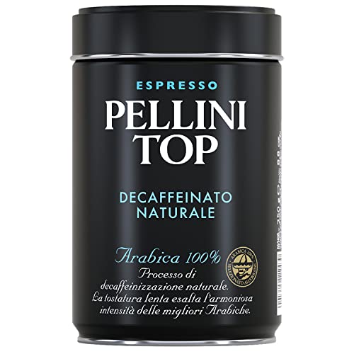 Pellini Caffè, Pellini Top Arabica 100% für Espressokanne Decaffeinato Naturale (1 x 250 g)