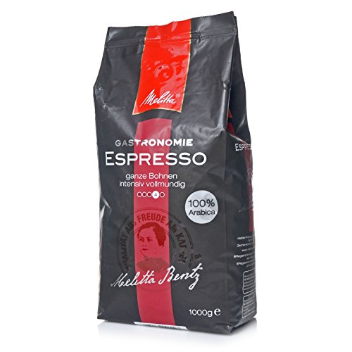Melitta Gastronomie Espresso 100% Arabica - 8 x 1kg ganze Kaffee-Bohne