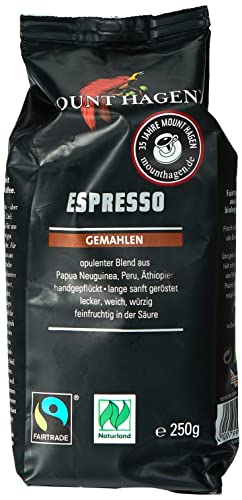 Mount Hagen Bio FT Naturland Espresso, 250g gemahlen