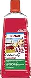 SONAX ScheibenReiniger Konzentrat Cherry Kick (2 l) Sommerrreinigungskonzentrat für die Scheiben- und Scheinwerferwaschanlage | Art-Nr. 03925410