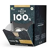 My Coffee Cup – MEGA BOX CAFFÈ VANILLA – BIO-KAFFEE I 100 Kaffeekapseln für Nespresso®³-Kapselmaschinen I 100% industriell kompostierbare Kaffeekapseln – 0% Alu I Nachhaltige Kaffeekapseln