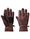 Jack Wolfskin Unisex Kinder Fleece Glove K Handschuh, Boysenberry, 140
