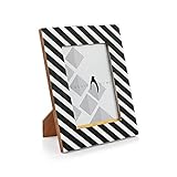 Penguin Home 8x6 Schwarz Striped Entwurf Foto-Rahmen