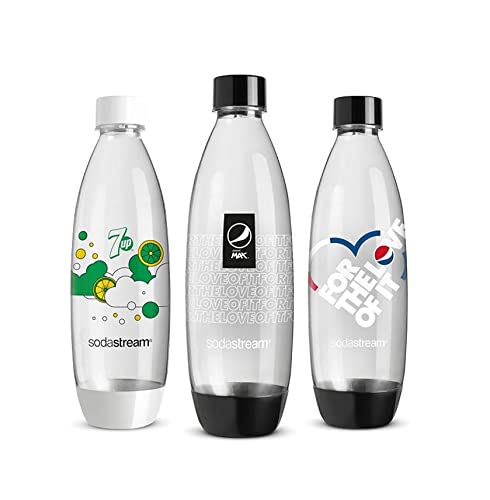 Sodastream Tripack Pepsi wiederverwendbare PET-Flaschen 1 l