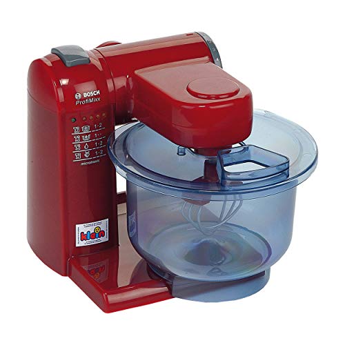 Theo Klein 9556 Bosch Küchenmaschine | Batteriebetriebene Küchenmaschine mit 2 Geschwindigkeitsstufen | Spielzeug für Kinder ab 3 Jahren
