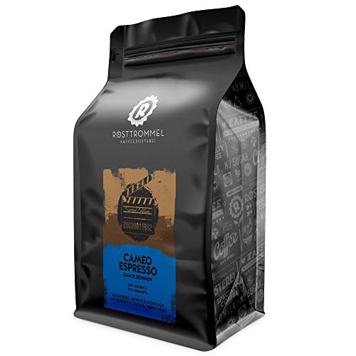 Espressobohnen CAMEO - Special Edition - dunkle Schokolade, vollmundig - handgeröstet - ideal für Vollautomat & Siebträger
