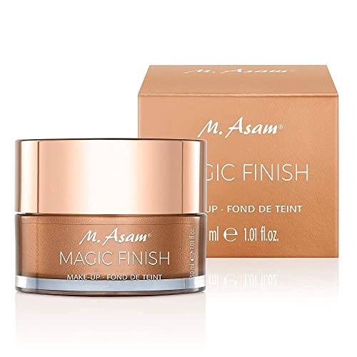 M. Asam Magic Finish Make Up Mousse (30ml), 4-in-1 Primer, Make-up, Puder & Concealer, natürlich & leichte Foundation für helle bis mittlere Haut & Tagespflege