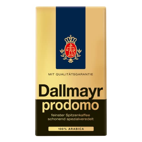 Dallmayr Kaffee PRODOMO Kaffee gemahlen 12x 500g (6 kg) - 100% Arabica Kaffee