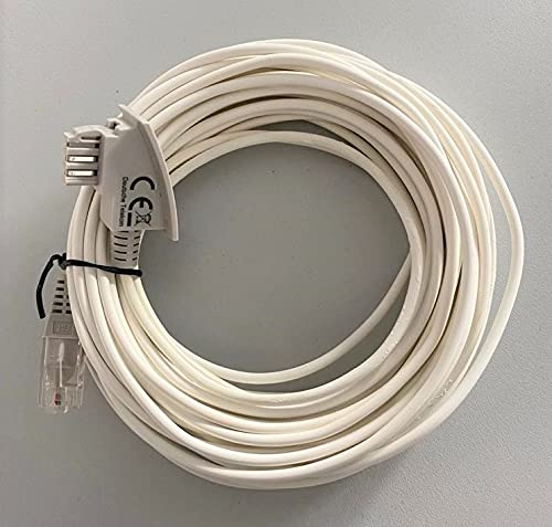 10m Original Telekom DSL Kabel | VDSL Kabel für IP Anschluss, Speedport Hybrid, Fritzbox | TAE-RJ45 Kabel für alle DSL / VDSL Router | 10m TAE Anschlusskabel Router DSL / VDSL | RJ45 zu TAE-F Stecker