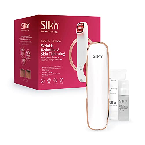 Silk'n FaceTite Essential Cordless - kabelloses Gerät zur Faltenreduzierung und Hautstraffung mit HT Technologie - klinisch getestet