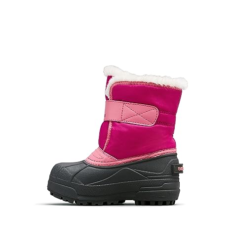 Sorel KIDS SNOW COMMANDER Schneestiefel für Unisex Baby, Rot (Tropic Pink x Deep Blush) - Children, 27 EU