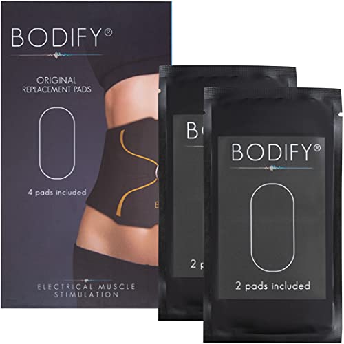 Bodify Original Ersatz-Pads 2er-Set (Ohne Controller) für EMS Bauchtrainer Pro - Bauchmuskeltrainer für Männer und Frauen
