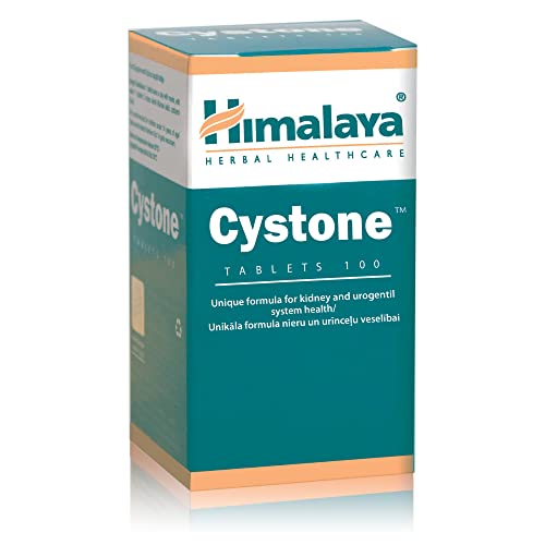 HIMALAYA herbals Cystone Natürliche Nierenunterstützung Harnwegsinfektion Behandlung Glutenfreie Tabletten, 100 Stücken