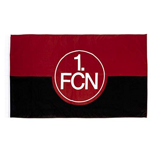 1. FC Nürnberg FCN Schwenkfahne 150 x 90cm rot-schwarz Lizenzprodukt
