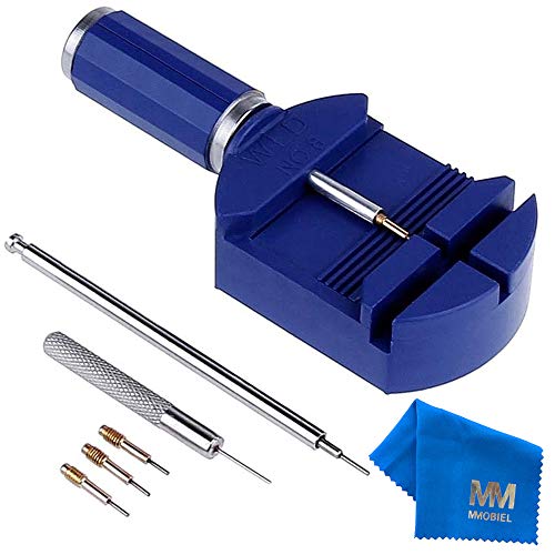 MMOBIEL Uhrenarmband Link Pin Remover Adjust Repair Tool Kit for Uhrmacher with Pins Spring Pusher Steel Punch