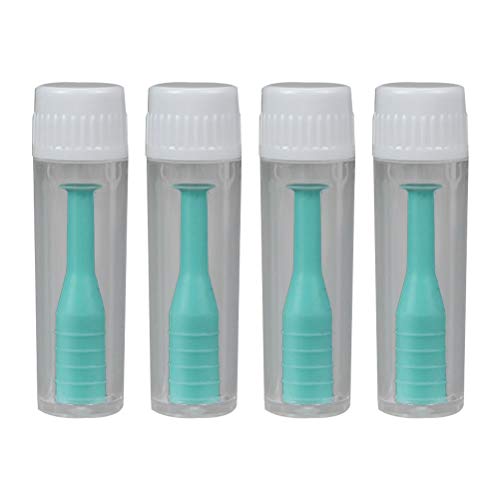 Healifty 4 Stücke Kontaktlinsensauger Kontaktlinsen Entfernen und Einsetzen Linsensauger für Harte und Weiche Linsen (Grün）