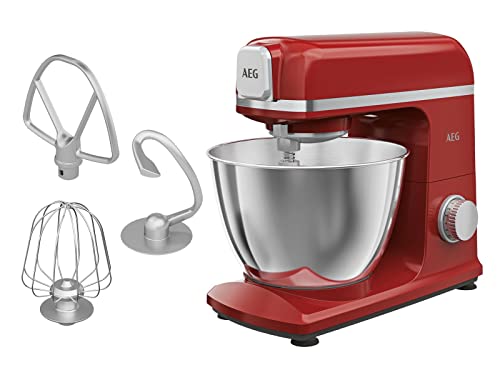 AEG Küchenmaschine KM5-1-4SRB Solid Red Rot