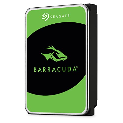 Seagate Barracuda, interne Festplatte 1 TB HDD, 3.5 Zoll, 7200 U/Min, 64 MB Cache, SATA 6 Gb/s, silber, Modellnr.: ST1000DM010