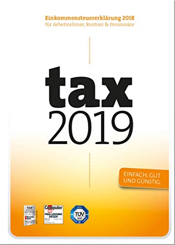 tax 2019 (für Steuerjahr 2018 / Aktivierungscode per Email)