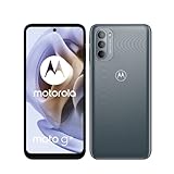 Motorola moto g31 Smartphone (6,4'-FHD+-Display, 50-MP-Kamera, 4/64 GB, 5000 mAh, Android 11), Mineral Grey, inkl. Schutzcover + KFZ-Adapter [Exklusiv bei Amazon]