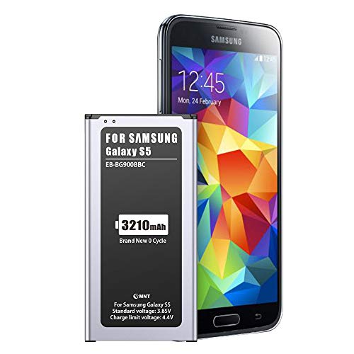 EMNT 3210mAh Akku für Samsung Galaxy S5, Interner Lithium-Ionen-Akku【2020 hohe Kapazität Galaxy S5 Handy-Akku Akku-Austausch ohne NFC 【2 Jahre Garantie】