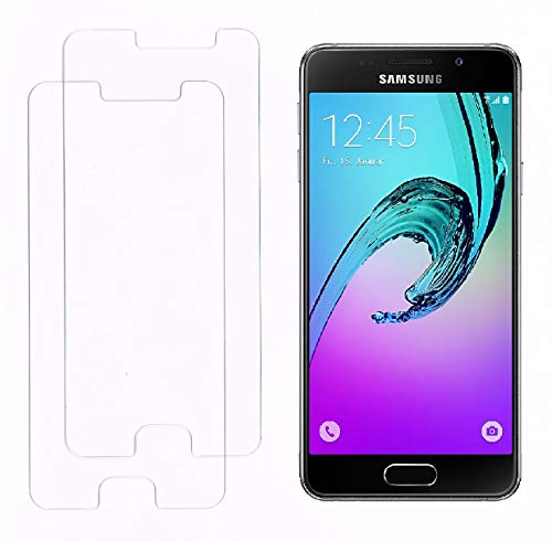 Smartphone-Equipment [2er Pack] Schutzglas passend für Samsung Galaxy A3 2016 Echt-Hartglas 9H, Glas-Folie Schutzfolie Panzerfolie Display-Schutz