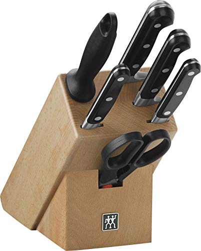 Zwilling 7 TLG. Messerblock Professional S Messer-Block Kochmesser Fleischmesser Küchenmesser