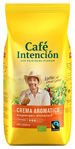 Kaffee CREMA AROMATICO von Café Intención, 4x1000g Bohnen