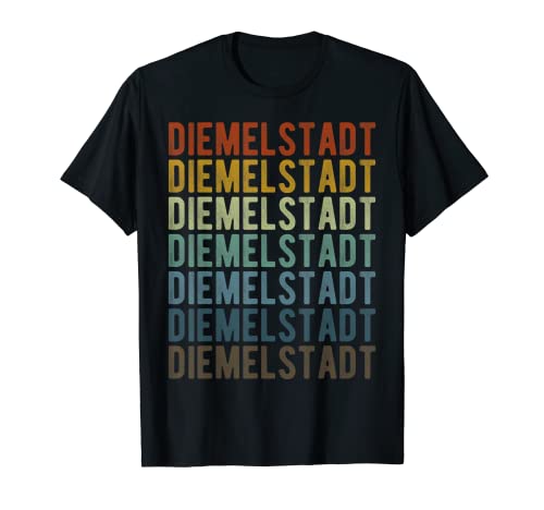 Diemelstadt Stadt Retro Vintage T-Shirt