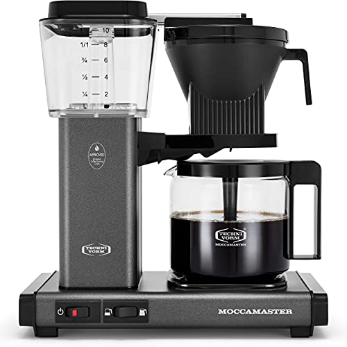 Moccamaster 53949 KBGV Select Kaffeebereiter, Stone Grey, 1,25 ml, 10 Tassen, 1,25 l