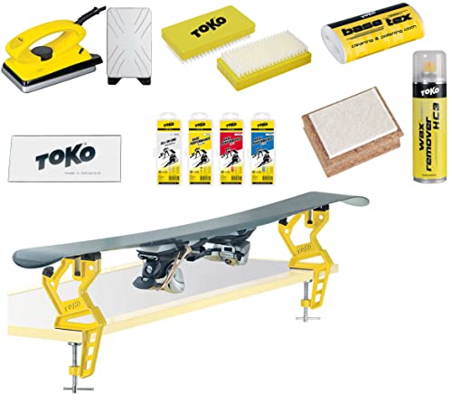 Toko Geschenke-Set Skiwax 11-teilig mit Wachsbügeleisen und Skispanner