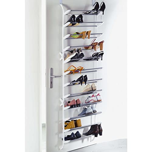 Pureday Schneider Home Schuhregal für die Tür - Zum Hängen - Für bis zu 36 Paar Schuhe - Kunststoff, Metall