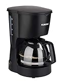 Korona 12011 Kaffeemaschine | Schwarz | Filter Kaffeeautomat für 5 Tassen Kaffee | mit einer Kanne