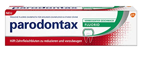 Parodontax Fluorid, tägliche Zahnpasta, 1x75ml, hilft Zahnfleischbluten zu reduzieren und vorzubeugen