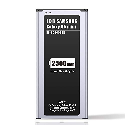ZMNT 2500mAh Akku für Samsung Galaxy S5 Mini, Ersatz der Verbesserte Kapazität Interner Lithium-Ionen-Akku für Samsung S5mini (OHNE NFC)