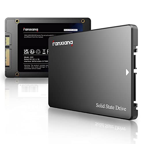 Fanxiang S101 500GB SSD SATA III 6 Gb/s 2,5 Zoll Internes Solid State Drive, Lesegeschwindigkeit bis zu 550MB/s, Kompatibel mit Laptops und PC Desktops (Schwarz)