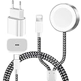 [2022 New] augley 2in1 USB C Ladekabel for Apple Watch und iPhone, 5.0ft Nylon-Geflecht Watch Ladegerät mit 20W USB C Adapter für Watch Series SE/8/7/6/5/4/3/2/1 & Phone