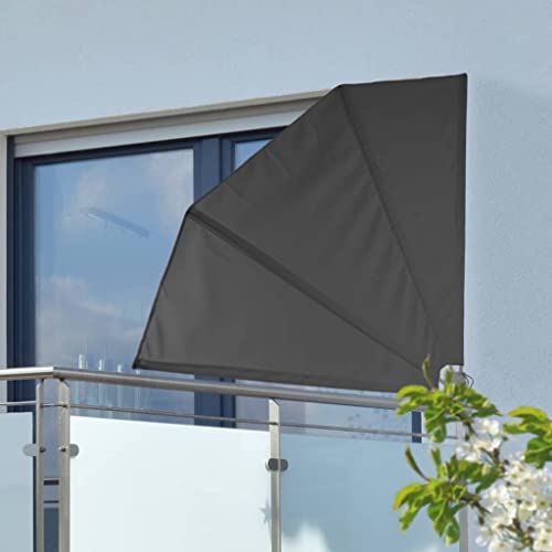 Balkonfächer Sichtschutz / Sonnenschutz / Windschutz natur