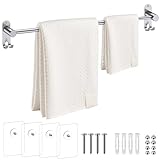 TANiCE Handtuchhalter 40-70cm einstellbar Edelstahl Handtuchstange wandmontage Badetuchhalter Handtuchstange Wand für Bad Küche