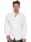 Stockerpoint Herren Hemd Vettel Trachtenhemd, Weiß (Weiss Weiss), X-Large (Herstellergröße: XL)