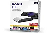 Roku LE Streaming Media Player 3930S3, schnelle, hochauflösende 1080p Full HD (inkl. Ladewürfel, Fernbedienung, Akkus und High-Speed-HDMI-Kabel, Redbox Promo), Weiß