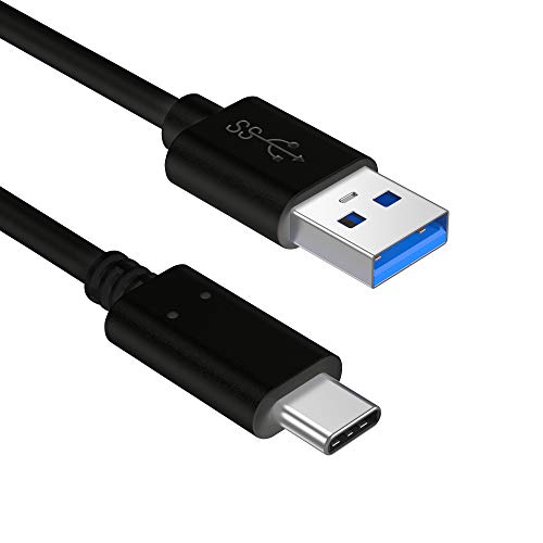 Slabo Ladekabel USB Typ C für Samsung Galaxy A20e | A30 | A40 | A41 | A50 | A70 | S10 | S10 Lite | S10+ | S10 Plus | S10e Datenkabel Verbindungskabel Sync-Kabel - SCHWARZ
