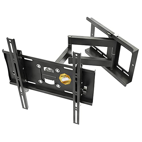 RICOO TV Wandhalterung Schwenkbar Neigbar, (R23-S) Universale TV-Halterung für 31-65 Zoll (bis zu 95-Kg, Max-VESA 400x400 mm) Flach Curved-Bildschirm Flachbild-Fernseher