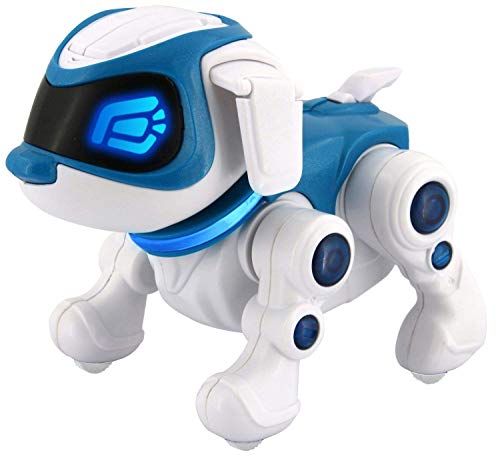 Splash Toys 30663 - TEKSTA Roboter Hund 360, elektronisches Haustier, Roboterhund, macht Saltos, tanzt, reagiert auf Ansprache, zeigt Gefühle, viele weitere Spielmöglichkeiten per App